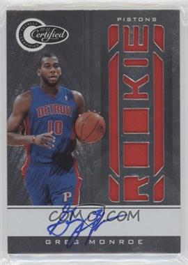 2010-11 Totally Certified - [Base] #161 - Rookie - Greg Monroe /599