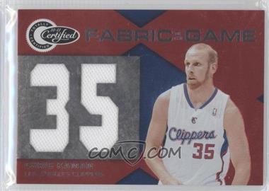 2010-11 Totally Certified - Fabric of the Game Jumbo Materials - Jersey Number #23 - Chris Kaman /299