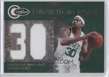 2010-11 Totally Certified - Fabric of the Game Jumbo Materials - Jersey Number #47 - Rasheed Wallace /299