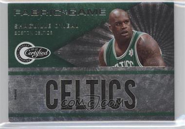 2010-11 Totally Certified - Fabric of the Game Team Name - Prime #31 - Shaquille O'Neal /25