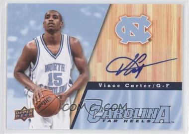 2010-11 UD North Carolina Basketball - [Base] - Autographs #73 - Vince Carter