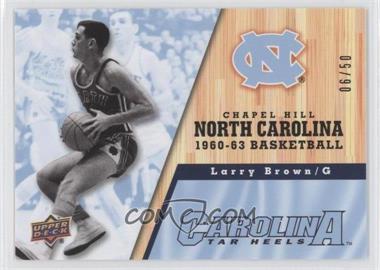 2010-11 UD North Carolina Basketball - [Base] - Blue & Silver #15 - Larry Brown /50