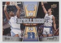 Rivalries - March 12, 1989 (Danny Ferry, J.R. Reid) #/50