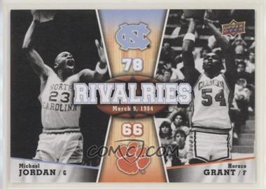 2010-11 UD North Carolina Basketball - [Base] #90 - Rivalries - March 9, 1984 (Horace Grant, Michael Jordan)