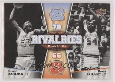 2010-11 UD North Carolina Basketball - [Base] #90 - Rivalries - March 9, 1984 (Horace Grant, Michael Jordan)