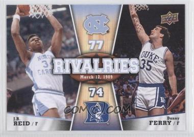 2010-11 UD North Carolina Basketball - [Base] #93 - Rivalries - March 12, 1989 (Danny Ferry, J.R. Reid)