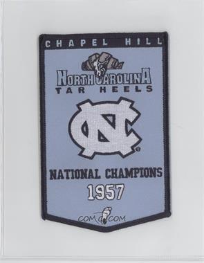 2010-11 UD North Carolina Basketball - Championship Banner Patches #1957 - 1957 National Champions
