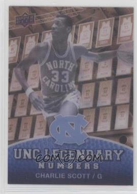 2010-11 UD North Carolina Basketball - Legendary Numbers #LN-15 - Charlie Scott