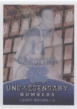 2010-11 UD North Carolina Basketball - Legendary Numbers #LN-4 - Larry Brown