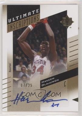 2010 Ultimate Collection - Ultimate Inscriptions #N-HO - Hakeem Olajuwon /25