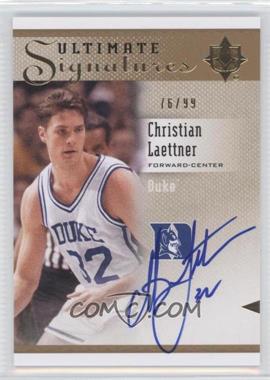 2010 Ultimate Collection - Ultimate Signatures #S-CL - Christian Laettner /99