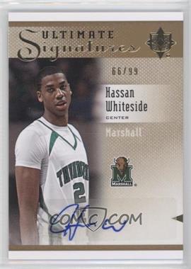 2010 Ultimate Collection - Ultimate Signatures #S-HW - Hassan Whiteside /99