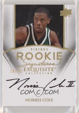 2011-12 Exquisite Collection - [Base] - Hologold #81 - Rookie Signatures - Norris Cole /25