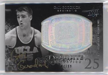 2011-12 Exquisite Collection - Championship Bling #CB-GO - Gail Goodrich /99