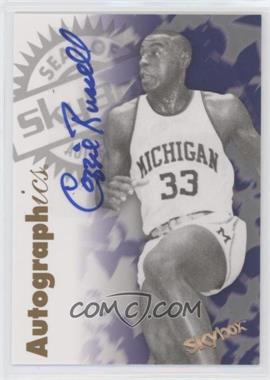 2011-12 Fleer Retro - 1997-98 Autographics Design Autographs #97AU-CR - Cazzie Russell