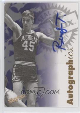 2011-12 Fleer Retro - 1997-98 Autographics Design Autographs #97AU-TO - Rudy Tomjanovich