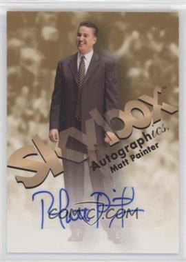 2011-12 Fleer Retro - 1998-99 Autographics Design Autographs #98AU-MP - Matt Painter