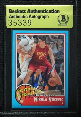 2011-12 Fleer Retro - [Base] #60 - Rookie Sensation - Nikola Vucevic [BAS Authentic]