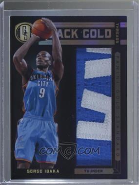 2011-12 Panini Gold Standard - Black Gold Threads - Prime #BG-34 - Serge Ibaka /5 [Noted]