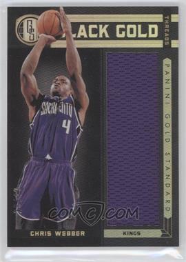 2011-12 Panini Gold Standard - Black Gold Threads #BG-45 - Chris Webber /49