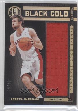 2011-12 Panini Gold Standard - Black Gold Threads #BG-87 - Andrea Bargnani /99