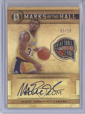 2011-12 Panini Gold Standard - Marks of the Hall Autographs #24 - Magic Johnson /10