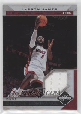 2011-12 Panini Limited - Decade Dominance Materials #16 - LeBron James /99 [EX to NM]