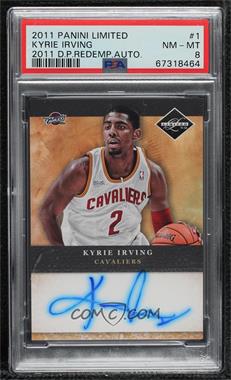 2011-12 Panini Limited - Draft Pick Redemptions Autographs #1 - Kyrie Irving [PSA 8 NM‑MT]