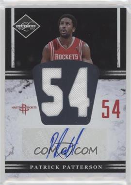 2011-12 Panini Limited - Jumbo Materials Jersey Number Signatures #19 - Patrick Patterson /99