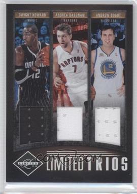 2011-12 Panini Limited - Limited Threads Trios #5 - Andrea Bargnani, Andrew Bogut, Dwight Howard /49