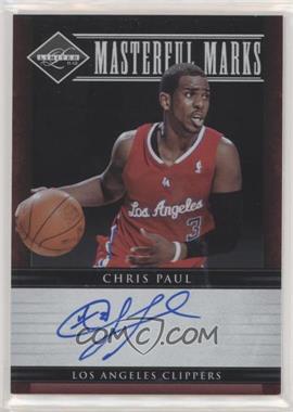 2011-12 Panini Limited - Masterful Marks Signatures #13 - Chris Paul /25