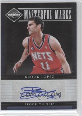 2011-12 Panini Limited - Masterful Marks Signatures #8 - Brook Lopez /50