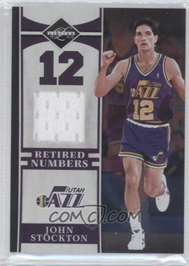 2011-12 Panini Limited - Retired Numbers Materials #7 - John Stockton /99