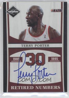 2011-12 Panini Limited - Retired Numbers Signatures #3 - Terry Porter /99