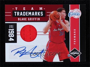 2011-12 Panini Limited - Team Trademarks Materials Signatures #15 - Blake Griffin /25