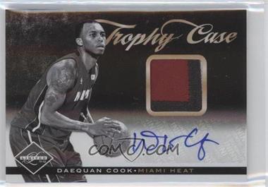 2011-12 Panini Limited - Trophy Case - Materials Signatures Prime #9 - Daequan Cook /25