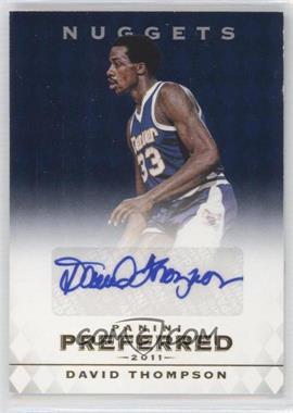 2011-12 Panini Preferred - [Base] - Blue #40 - David Thompson /10