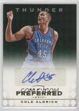 2011-12 Panini Preferred - [Base] - Emerald #291 - Cole Aldrich /75