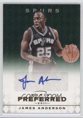 2011-12 Panini Preferred - [Base] - Emerald #293 - James Anderson /75