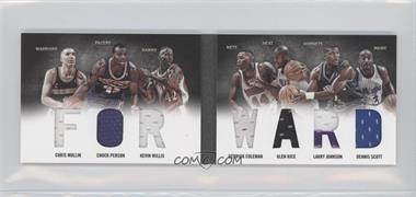 2011-12 Panini Preferred - Forward Material Booklet #5 - Chris Mullin, Dennis Scott, Glen Rice, Larry Johnson, Chuck Person, Derrick Coleman, Kevin Willis /125