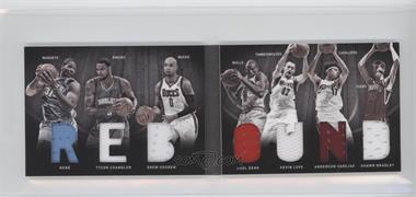 2011-12 Panini Preferred - Rebound Material Booklet #5 - Kevin Love, Nenê, Shawn Bradley, Tyson Chandler, Anderson Varejao, Drew Gooden, Luol Deng /199