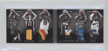 2011-12 Panini Preferred - Rookie Material Booklet - Prime #7 - Wesley Johnson, Gordon Hayward, Ekpe Udoh, Lance Stephenson, Quincy Pondexter, John Wall /25