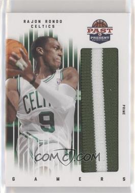 2011-12 Past & Present - Gamers Materials - Prime #70 - Rajon Rondo /10