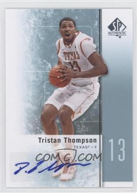 2011-12 SP Authentic - [Base] - Autographs #16 - Tristan Thompson