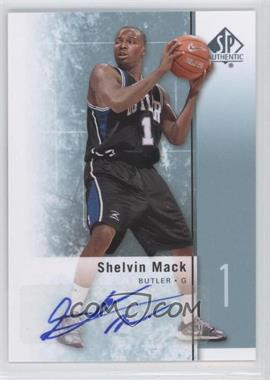 2011-12 SP Authentic - [Base] - Autographs #35 - Shelvin Mack