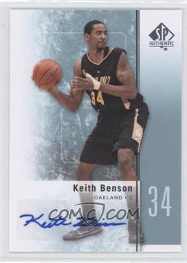 2011-12 SP Authentic - [Base] - Autographs #46 - Keith Benson