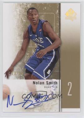 2011-12 SP Authentic - [Base] - Gold Autographs #22 - Nolan Smith /25