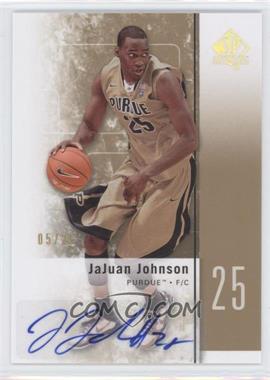 2011-12 SP Authentic - [Base] - Gold Autographs #25 - JaJuan Johnson /25