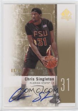 2011-12 SP Authentic - [Base] - Gold Autographs #38 - Chris Singleton /25