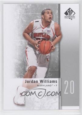 2011-12 SP Authentic - [Base] #36 - Jordan Williams